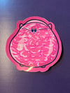 Water Balloon Kirby Vinyl Sticker
