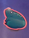 Thicc Frog Vinyl Sticker