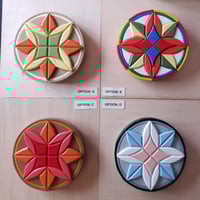 Intarsia Rosette Hex Sign 