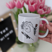 Floral Hearing Aid Mug