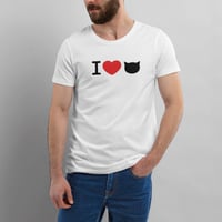 Image 2 of T-Shirt Uomo G - I love my cat 2 (Nsl023)