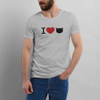 Image 1 of T-Shirt Uomo G - I love my cat 2 (Nsl023)