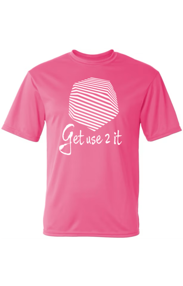 Image of Get Use 2 It Logo Tshirt Pink