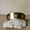 Bronze Flat Screw Cuff Bracelet