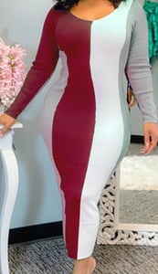 Image of Color Block Dress