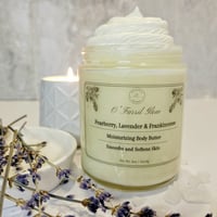 Image 1 of 8 oz Body Butter: Pearberry, Lavender & Frankincense 