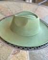 Sea Green Wide Brim Krown