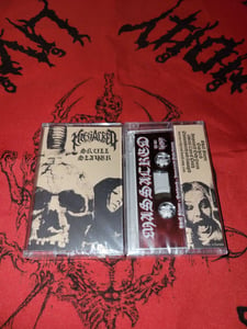 Image of MASSACRED - Skull Slayer - cassette - Red Liner