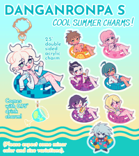 Image 3 of DANGANRONPA S Summer Drink Charms 