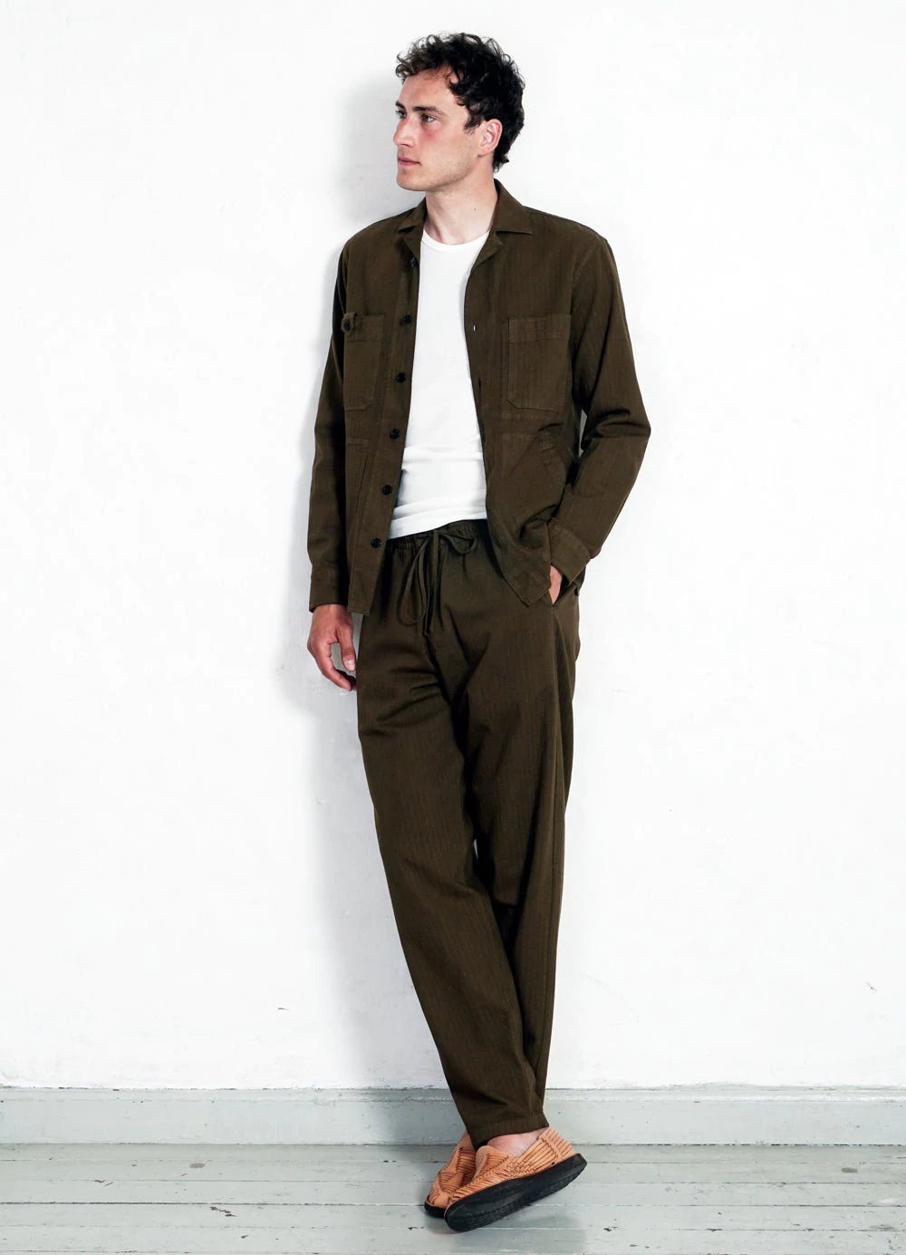 Hansen Garments JACK | Casual Drawstring Pants | plant