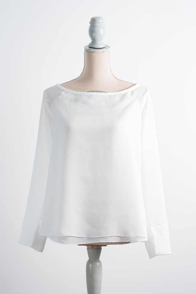 Blouse fluide blanche