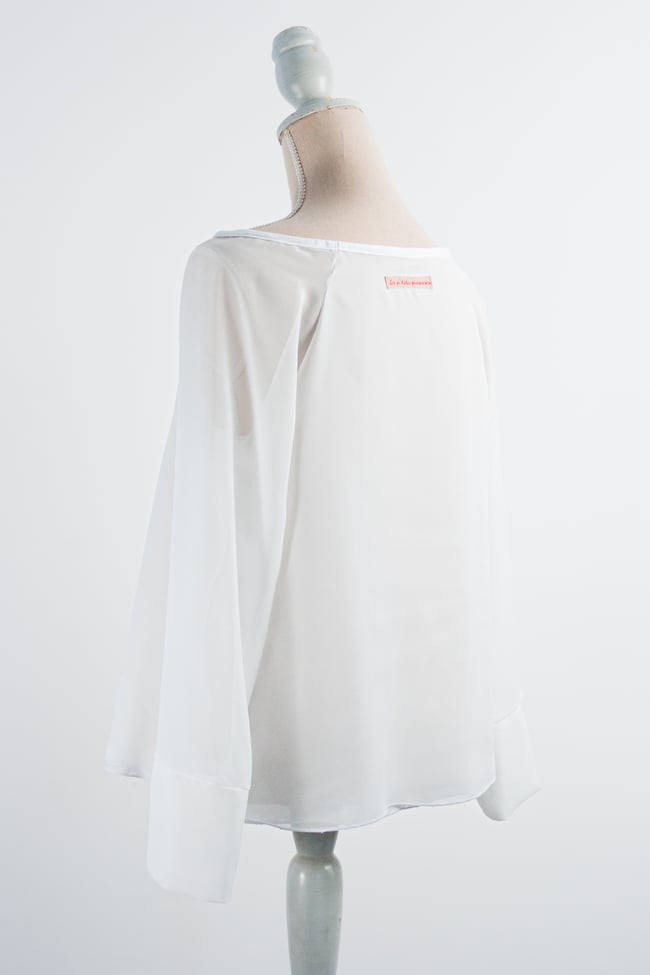 Blouse fluide blanche