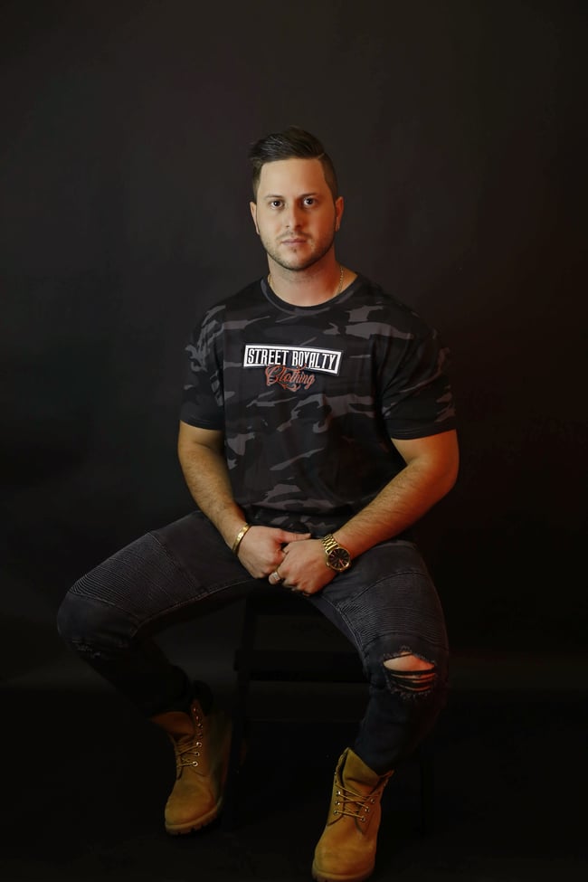 Uni Sex Street Royalty Dark Camo T-Shirt