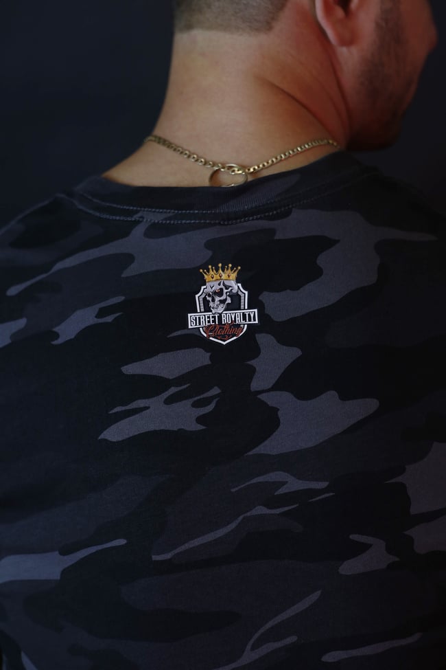Uni Sex Street Royalty Dark Camo T-Shirt
