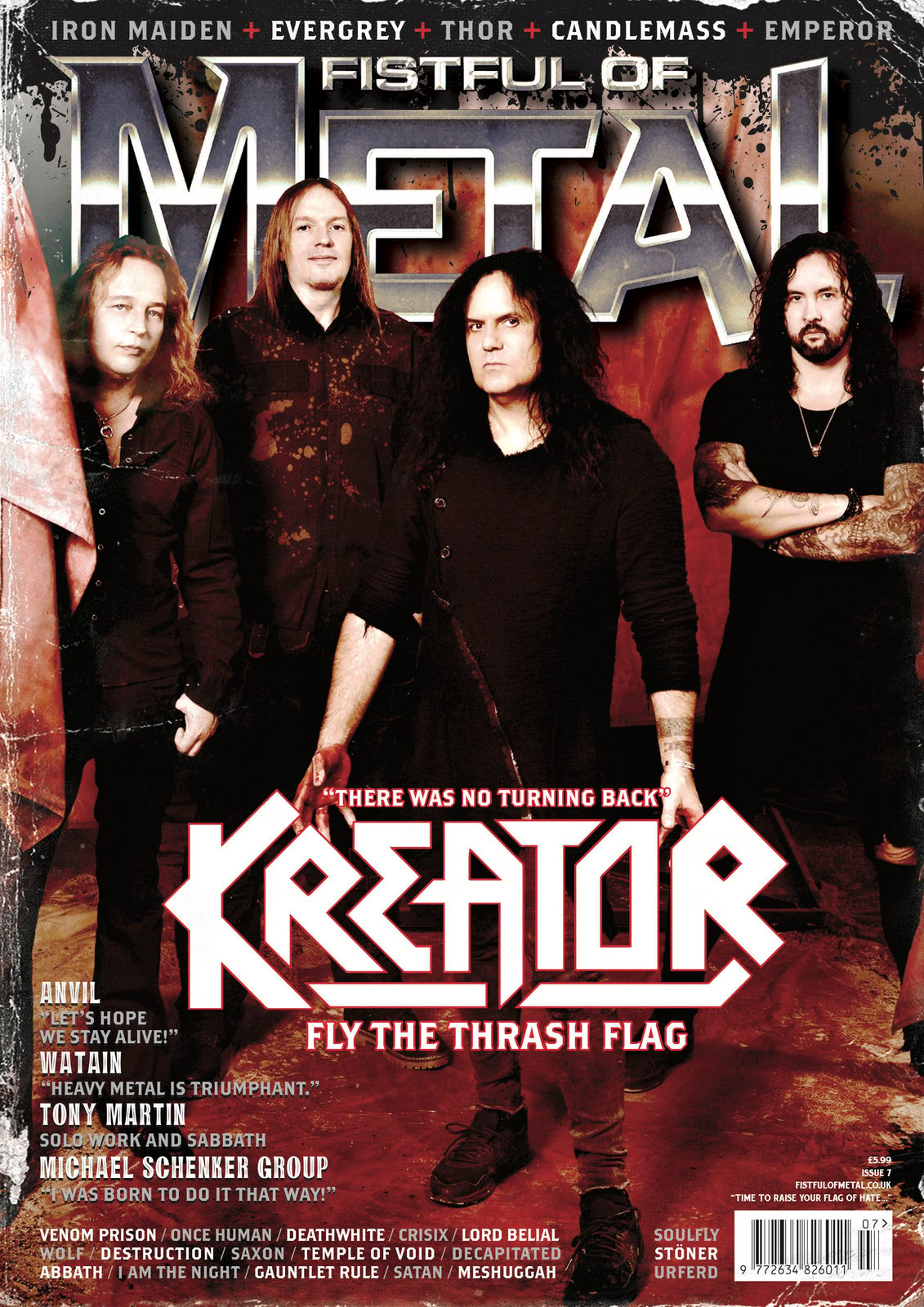 Also Ship Worldwide FISTFUL OF METAL MAGAZINE-ISSUE 3 *Post included to UK 