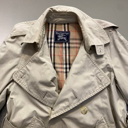 Image of Burberry trench coat, size large