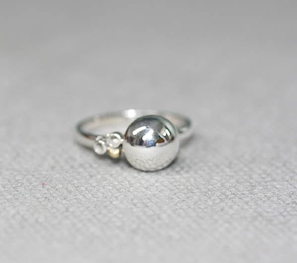 Pebble cluster ring