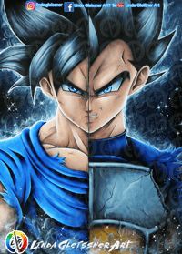 Image 1 of Vegeta-Goku Print / Poster