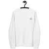 Jetique Unisex White eco sweatshirt