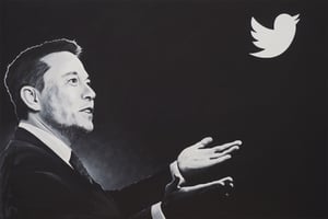 Image of TWEET - ORIGINAL ACRYLIC PAINTING