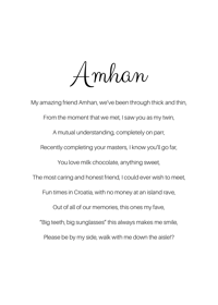 Image 5 of Personalised rhyme bridesmaid proposal 