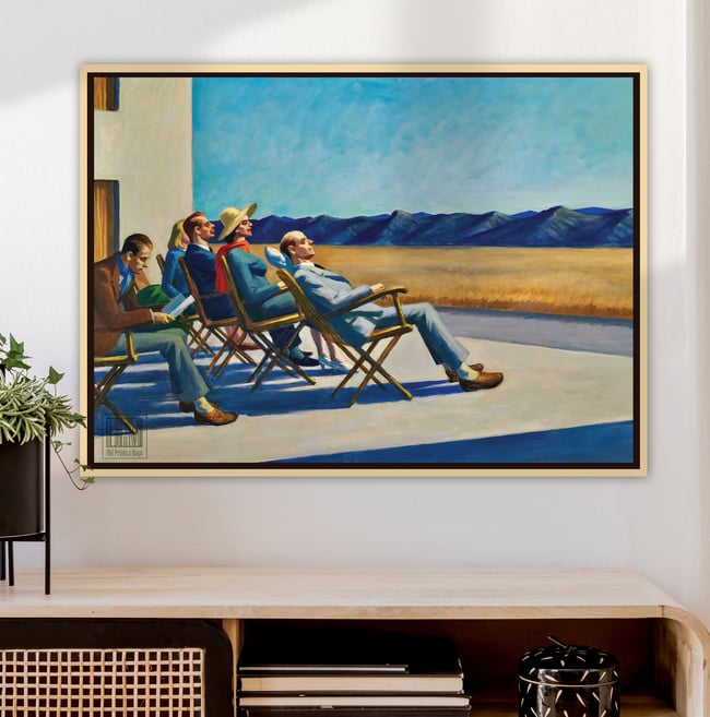 Edward Hopper Print - People in the Sun 