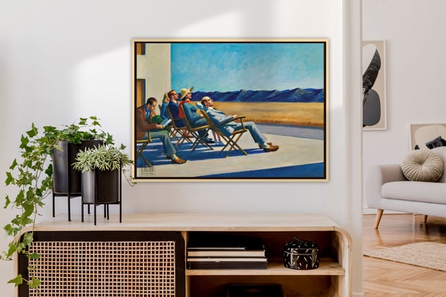 Edward Hopper Print - People in the Sun 