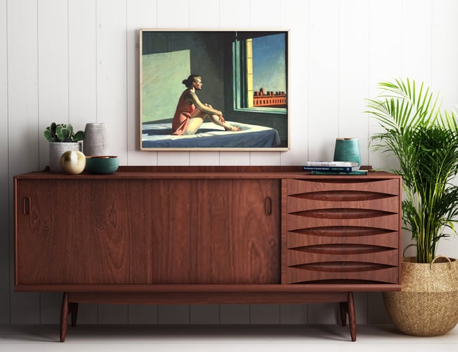 Edward Hopper Print - Morning Sun 