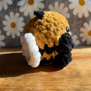 Image of Handmade Crochet Sitting Bee Plush
