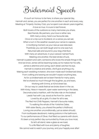 Image 2 of Bespoke rhyming speech/ vows/ reading 
