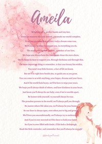 Image 4 of My baby poem print 