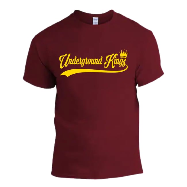 "Underground Kingz" UGK T-Shirt Tee MEN's (BURGANDY) fx