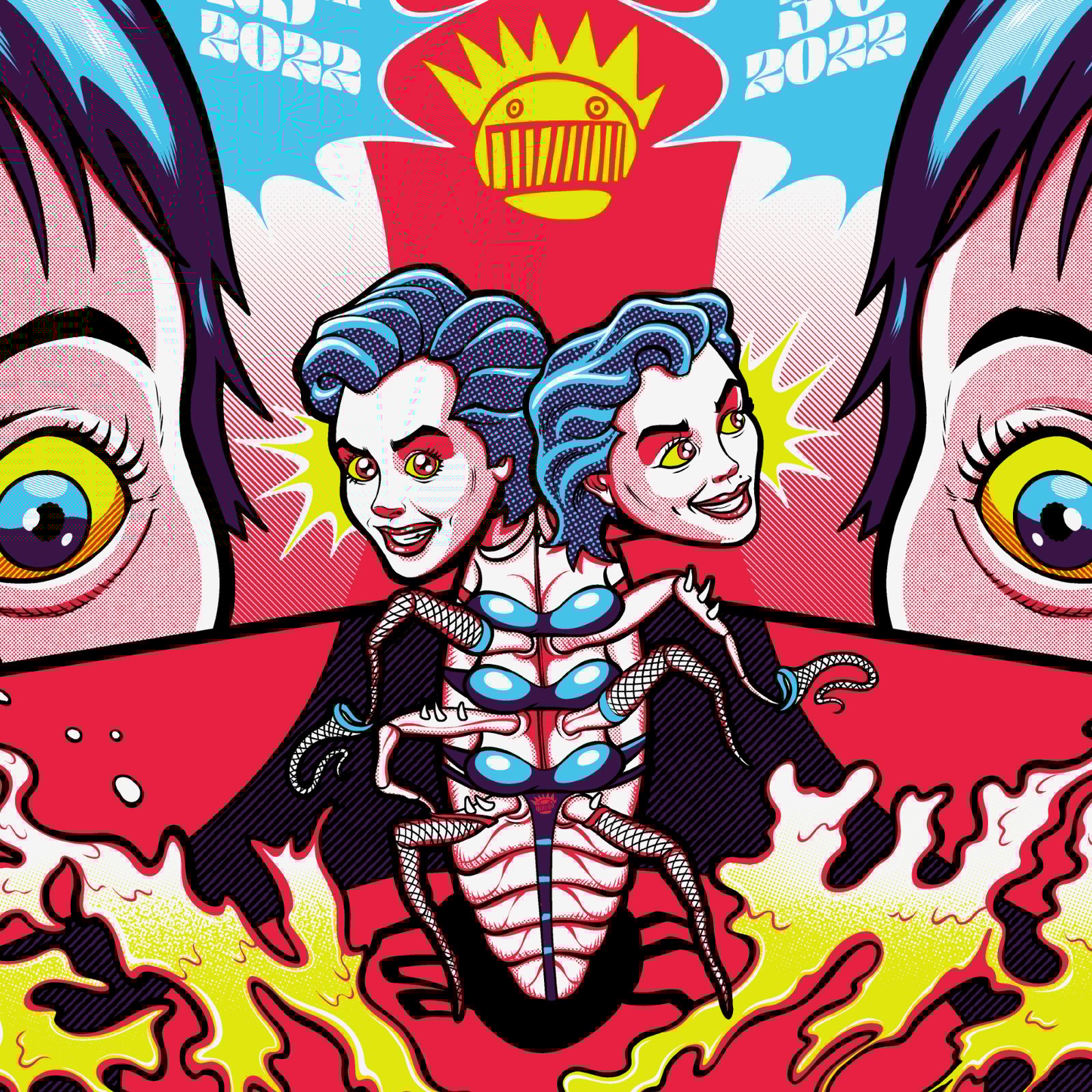 WEEN New Orleans 2022 Print Sets / Zombie Yeti