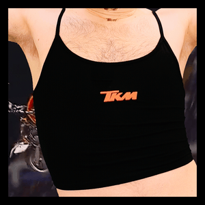 Image of top  TKM negro tirante fino