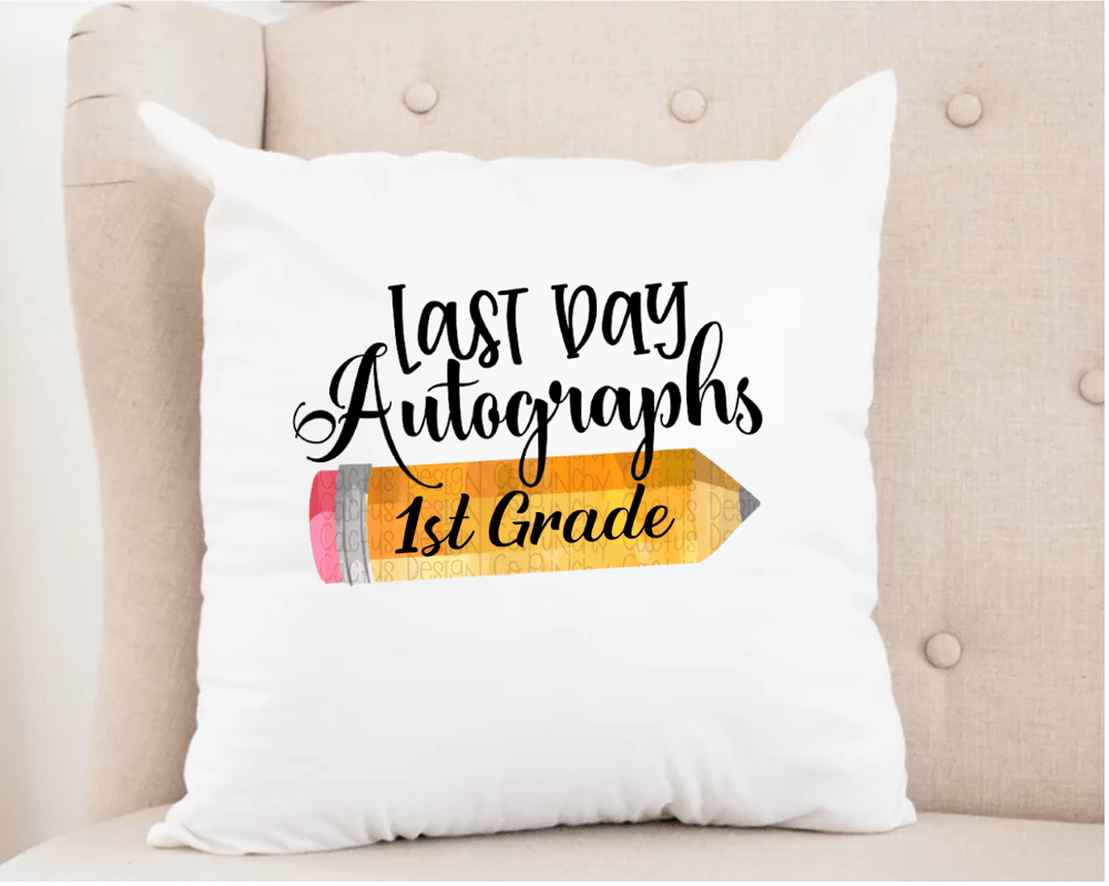Image of Last Day Autograph Pillow