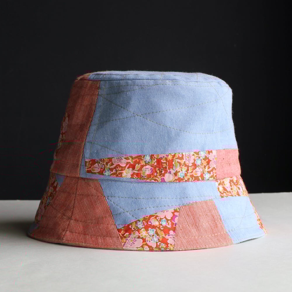 Image of ' Patchwork Betty ' - x - LOTTIE JONES style // SUN BUCKET HAT 