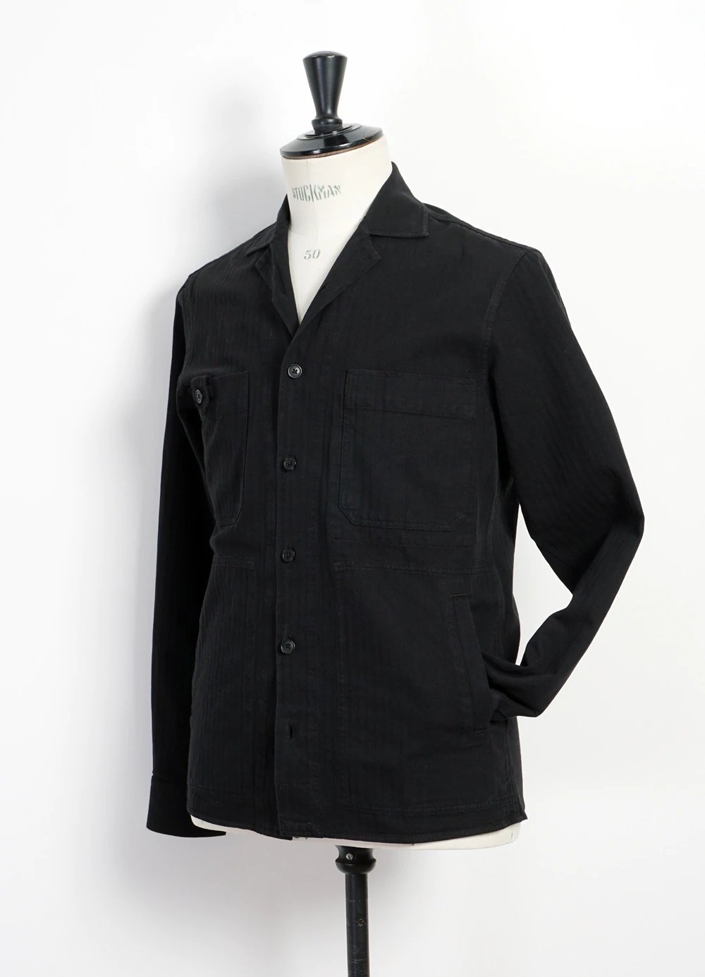 Hansen Garments SAM | Casual Over Shirt | black