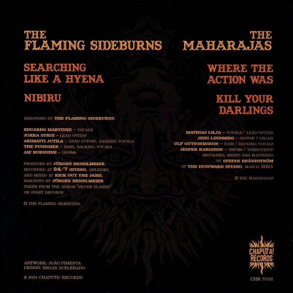 The Flaming Sideburns / The Maharajas - split 7