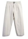 Hansen Garments BOBBY | Super Wide Pleated Trousers | flax nature