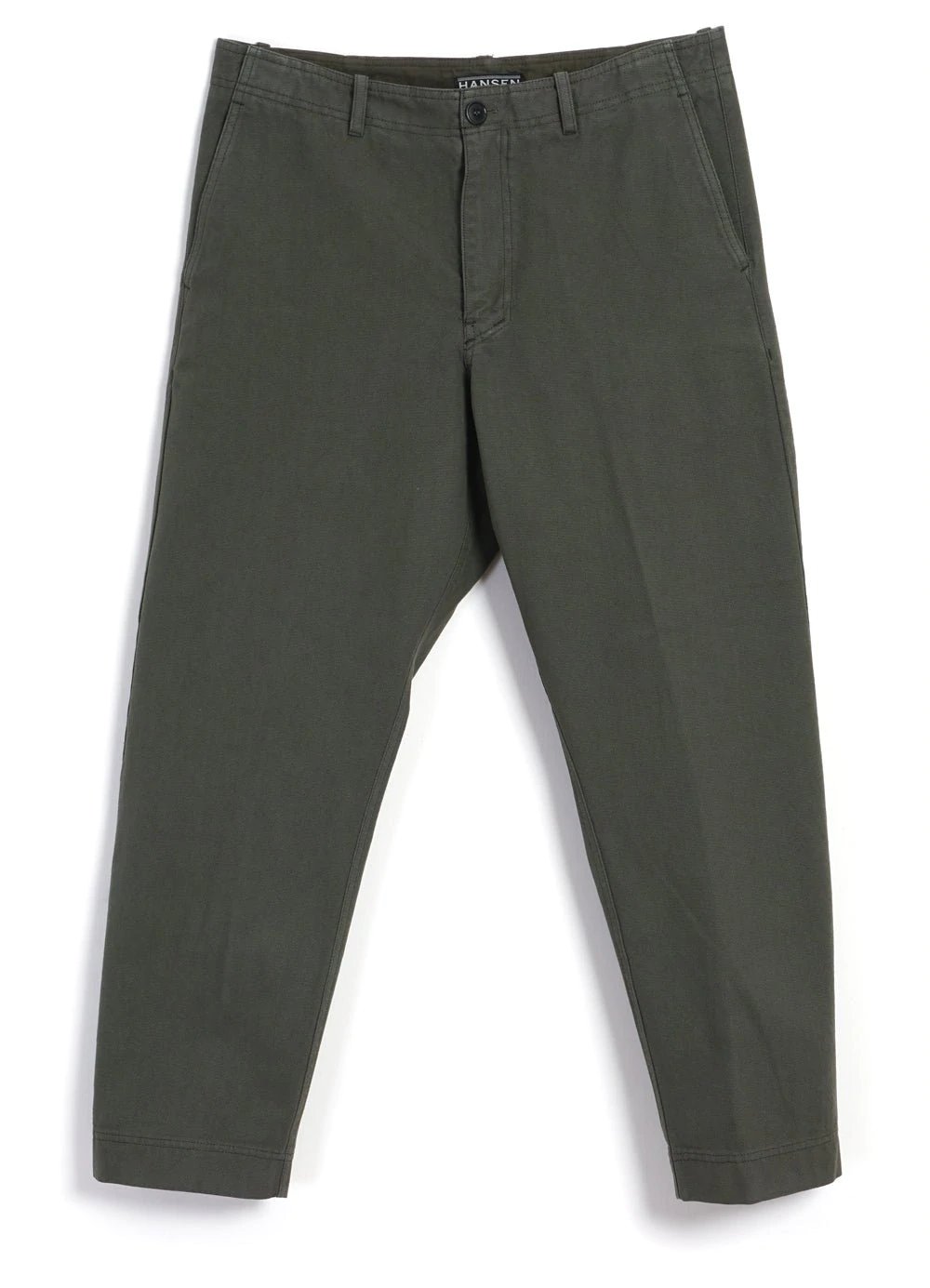 Hansen Garments TRYGVE | Wide Cut Cropped Trousers | rosemary