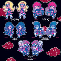 Image 3 of AKATSUKI Glitter Epoxy Charms 