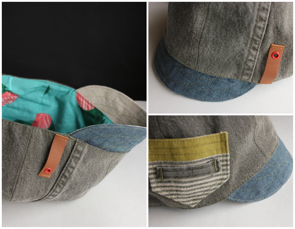 Image of 'Forest' -x- an eco hat made from jeans // la Kepp Jones style