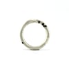 Reticulated Ring with Scattered Black Spinel