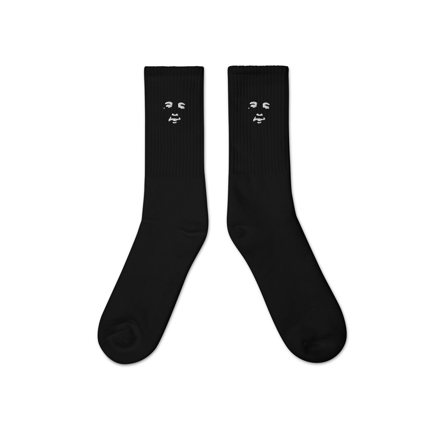 Image of CHUY EMBROIDERED SOCKS BLACK