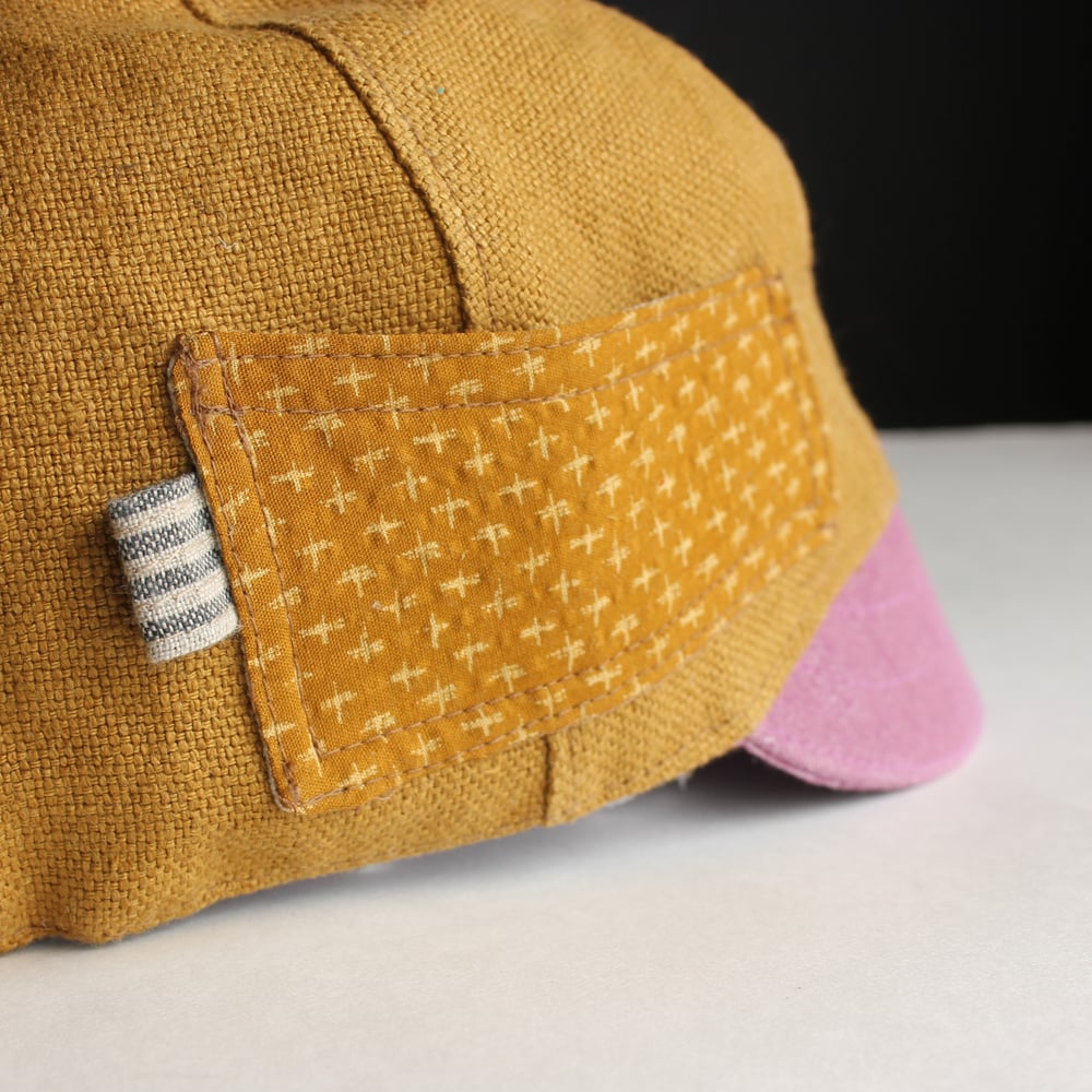 Image of 'Marigold' -x- la most summery linen sustainable cap  // la Kepp Jones style