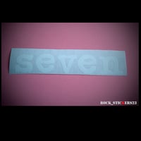 Image 2 of Mick Thomson SEVEN sticker guitar neck decal vinyl Slipknot