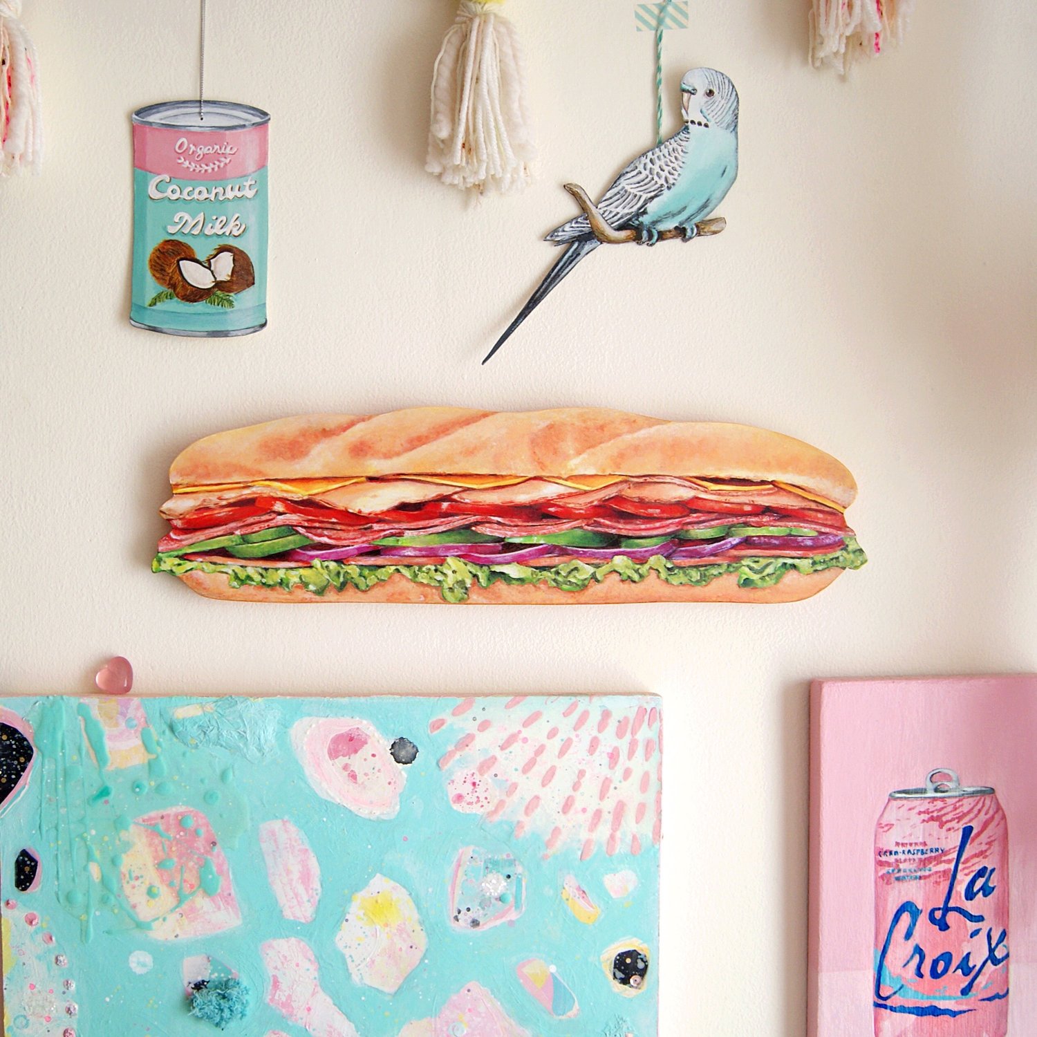 Image of Sub sandwich plaque 