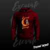 EXCAVATE TO ELEVATE-MAROON HOODIE