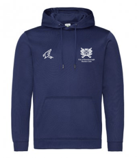 Unisex Navy Poly Training Hoody