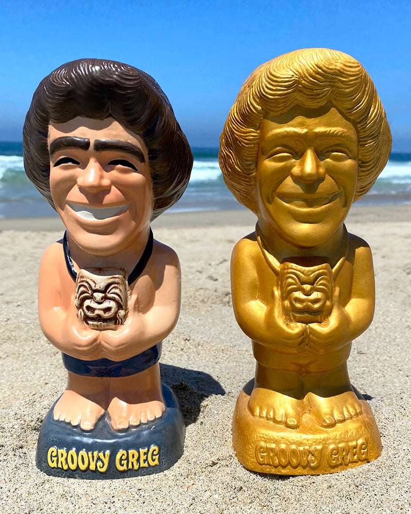 Image of GROOVY GREG TIKI MUG BUNDLE: GOLD + MULTI-COLOR